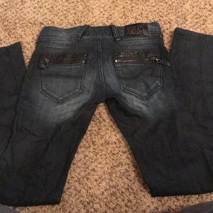 Rerock express straight leg jeans